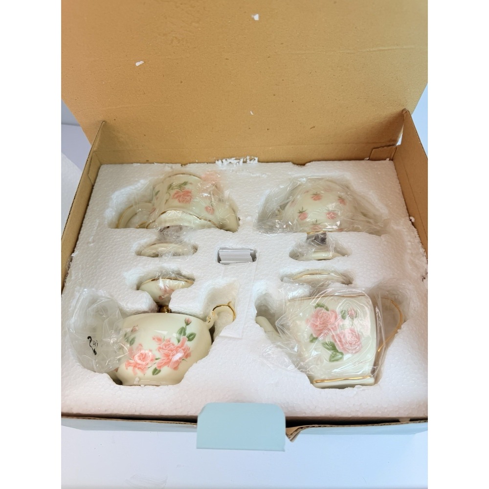 Partylite Romantic Chic Teapot Tealight Holders Set P8388 READ